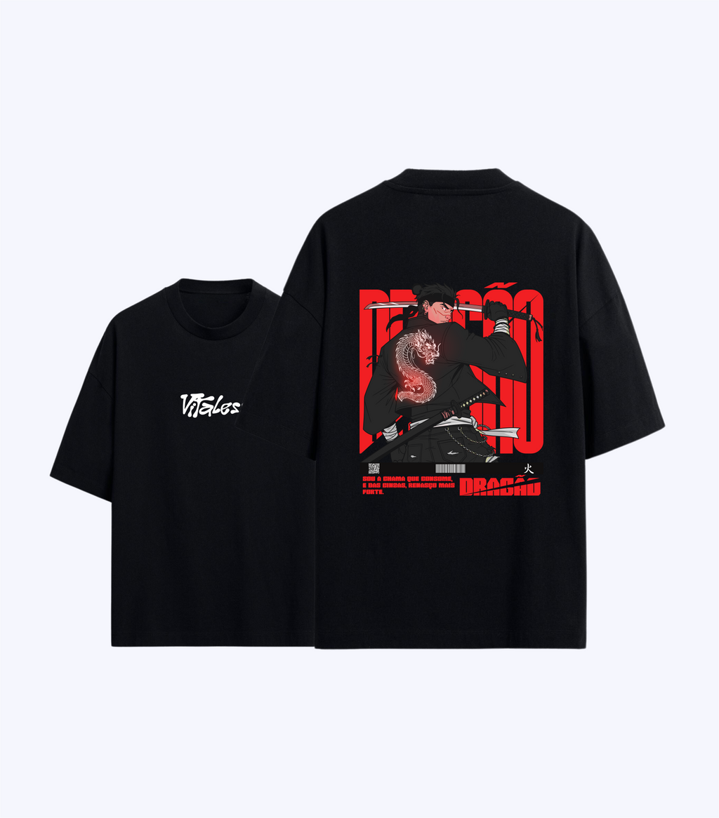 Camiseta Ryuu Cartoon